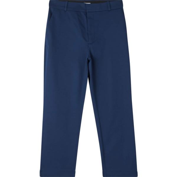 pantaloni chino Terranova blu tinta unita
