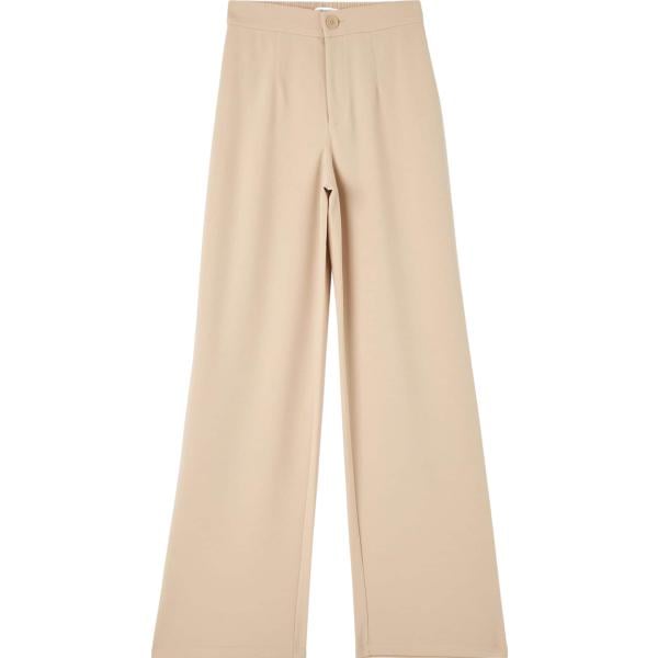 pantaloni Terranova marrone tinta unita