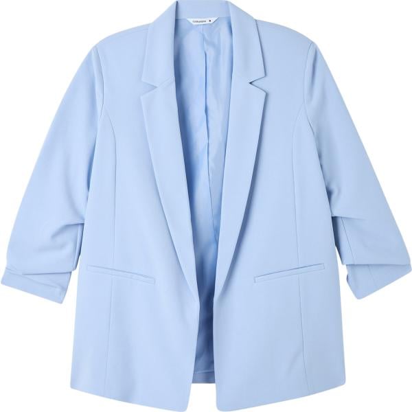 blazer Terranova blu tinta unita