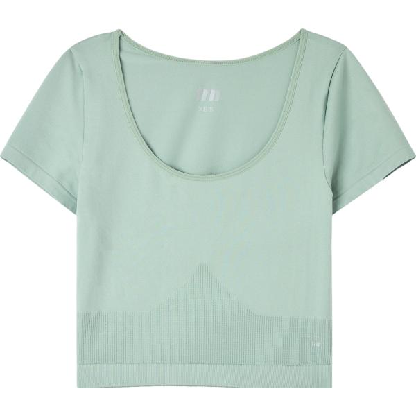 t-shirt Terranova verde tinta unita