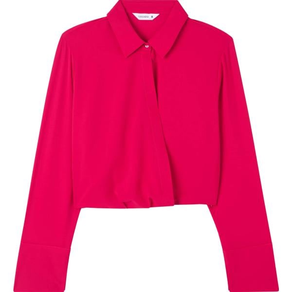 bluse Terranova rosso tinta unita