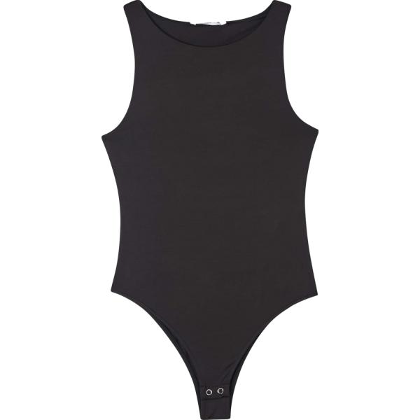 body Terranova nero tinta unita