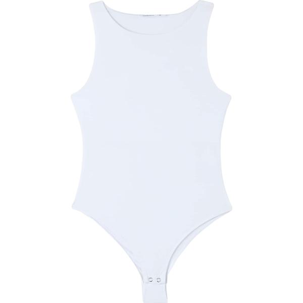 body Terranova bianco tinta unita