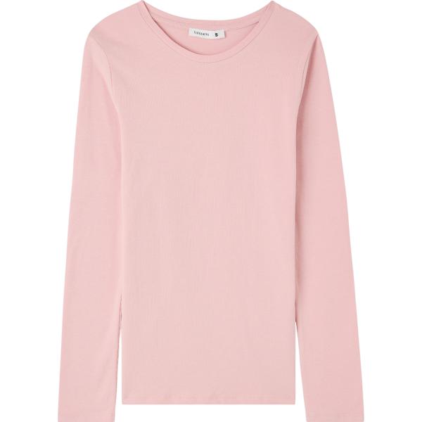 t-shirt Terranova rosa tinta unita