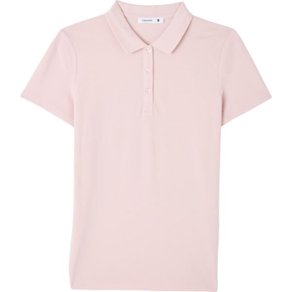polo Terranova rosa tinta unita