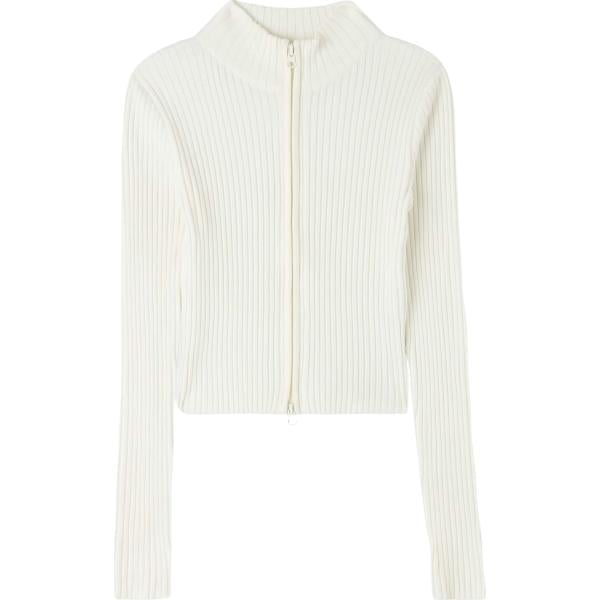 cardigans Terranova bianco tinta unita