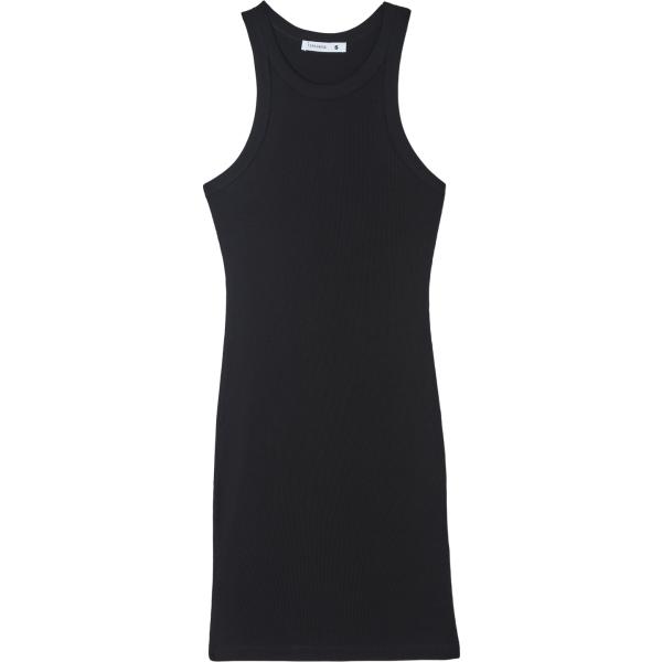 vestiti lunghi Terranova nero tinta unita