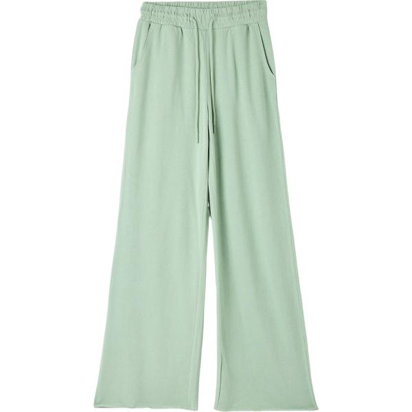 pantaloni Terranova verde tinta unita