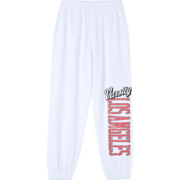 pantaloni sportivi Terranova bianco con stampe