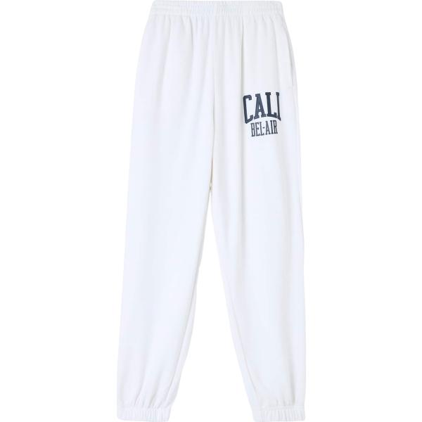 pantaloni sportivi Terranova bianco con stampe