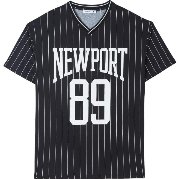 t-shirt Terranova nero con stampe