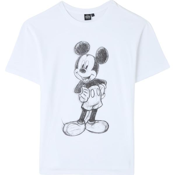t-shirt Terranova bianco con stampe