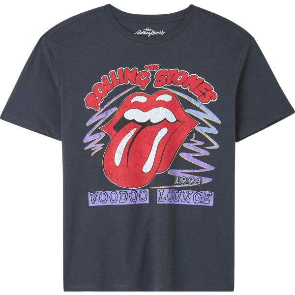 t-shirt Terranova blu con stampe