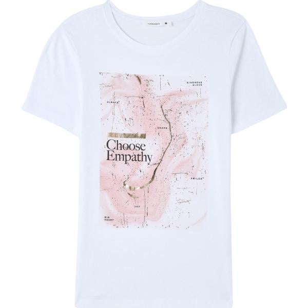 t-shirt Terranova bianco con stampe