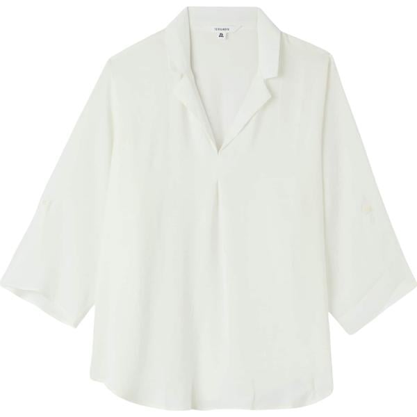 bluse Terranova bianco tinta unita