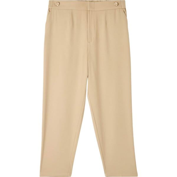 pantaloni Terranova marrone tinta unita