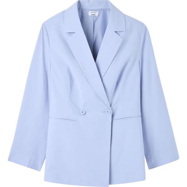 blazer Terranova blu tinta unita