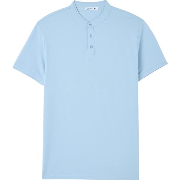 t-shirt Terranova blu tinta unita