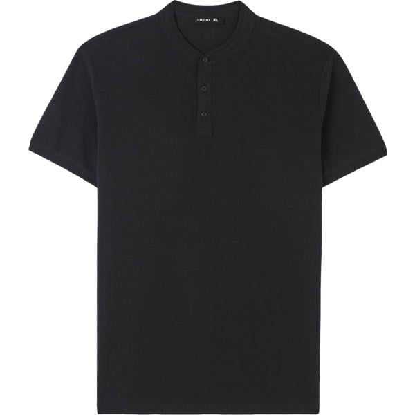 t-shirt Terranova nero tinta unita