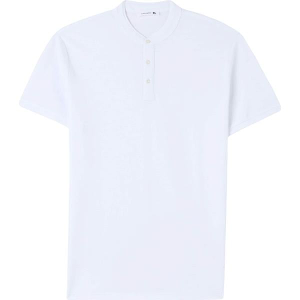 t-shirt Terranova bianco tinta unita