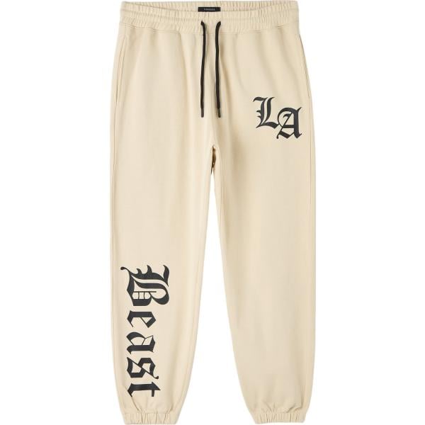 pantaloni sportivi Terranova marrone con stampe