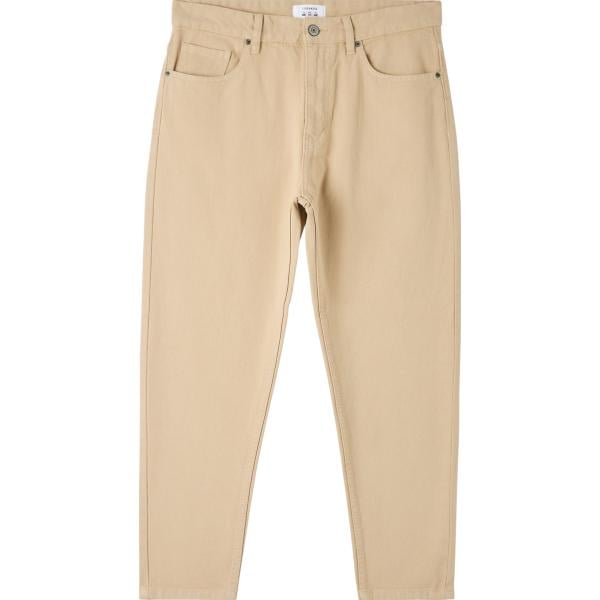 pantaloni Terranova marrone tinta unita