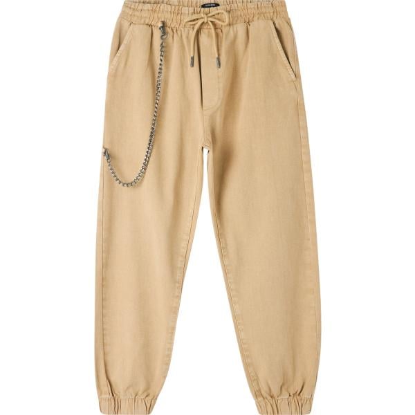 pantaloni sportivi Terranova marrone tinta unita