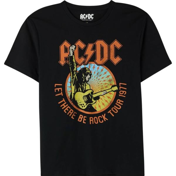 t-shirt Terranova nero con stampe