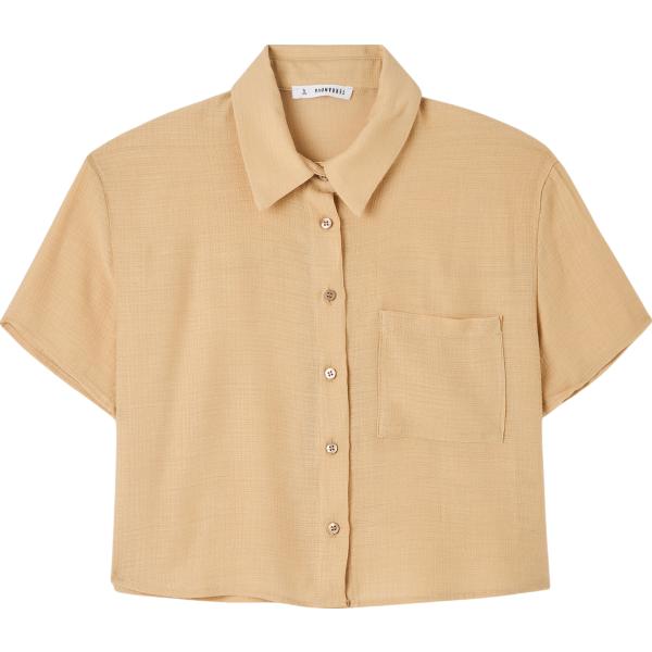 camicie Terranova marrone