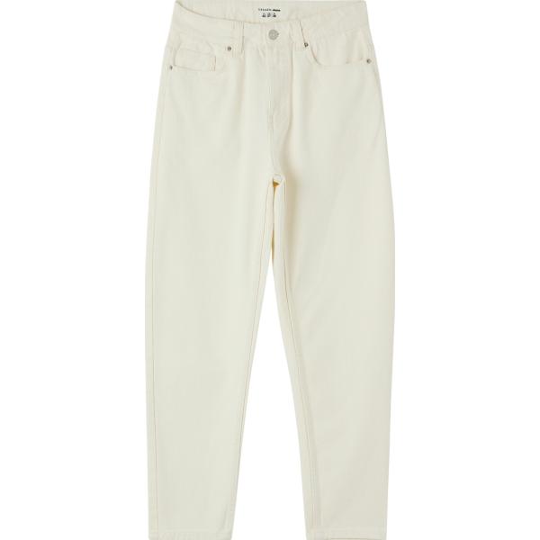 jeans mom Terranova bianco