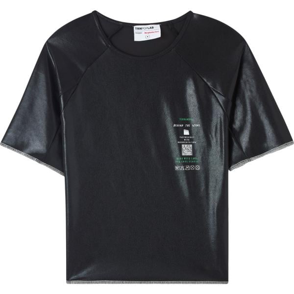 t-shirt Terranova nero con stampe