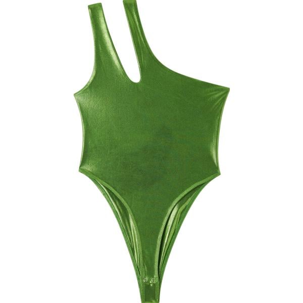 body Terranova verde tinta unita
