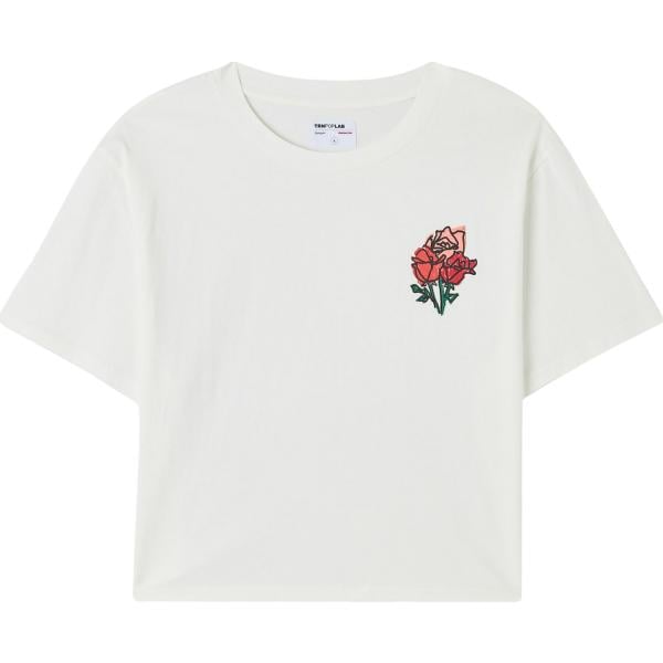 t-shirt Terranova bianco con stampe