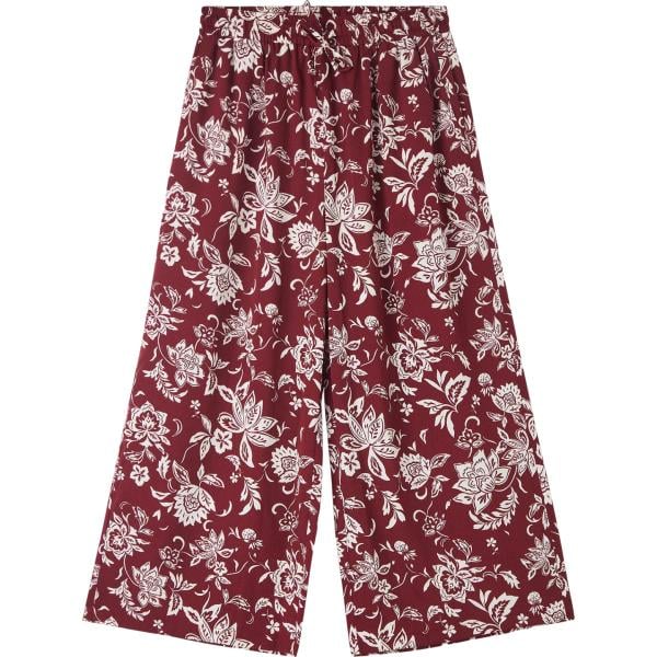 pantaloni a palazzo Terranova rosso