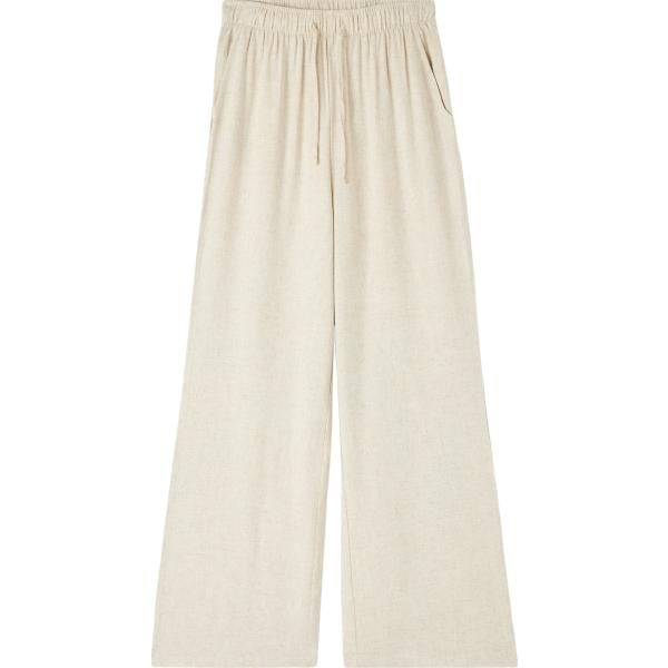 pantaloni Terranova bianco tinta unita