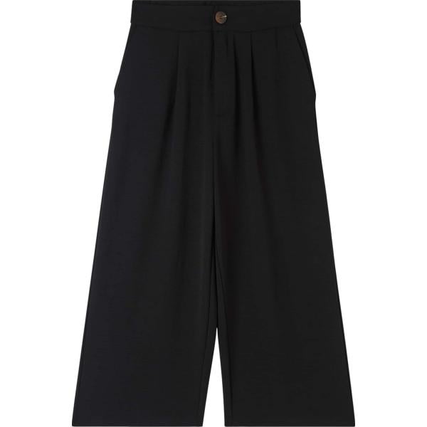 pantaloni a palazzo Terranova nero tinta unita
