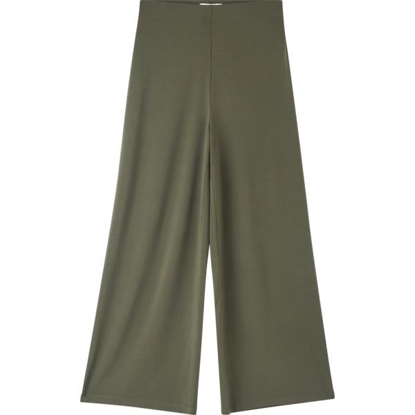 pantaloni culotte Terranova verde tinta unita