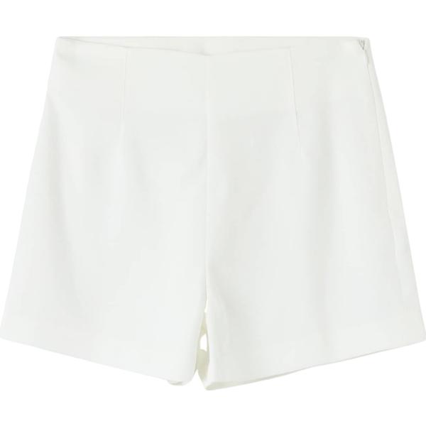 shorts Terranova bianco tinta unita