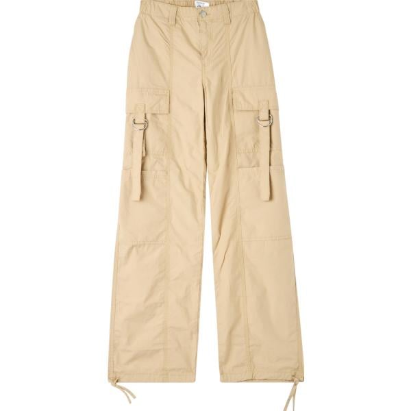 pantaloni cargo Terranova marrone tinta unita