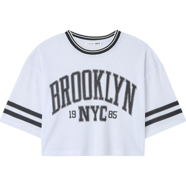 t-shirt Terranova bianco con stampe