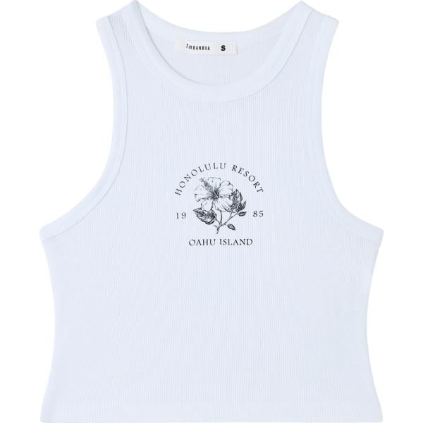 canottiere Terranova bianco con stampe