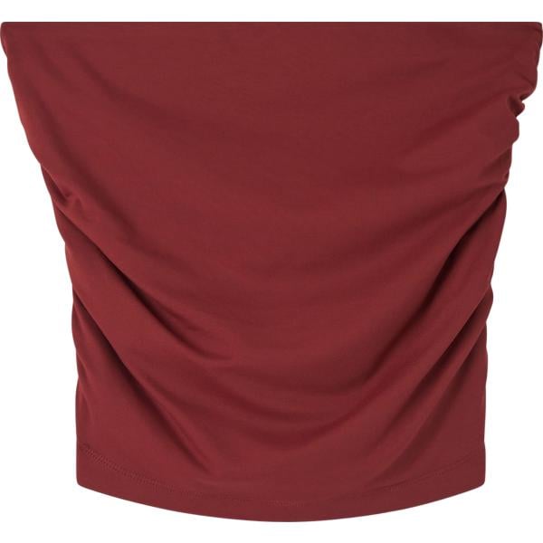 top Terranova rosso tinta unita