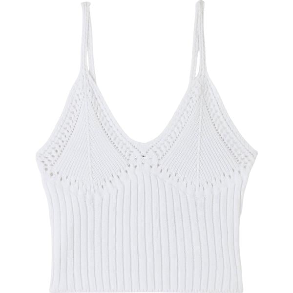 top Terranova bianco tinta unita