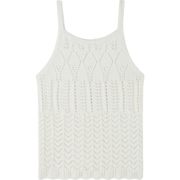 top Terranova bianco tinta unita