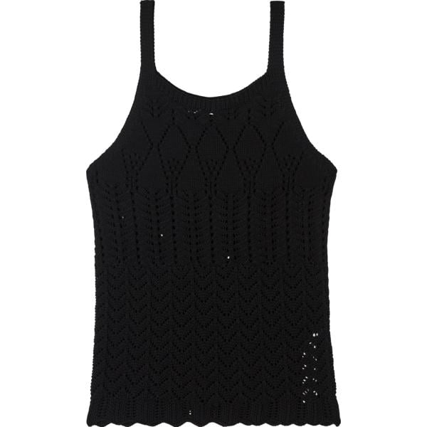 top Terranova nero tinta unita