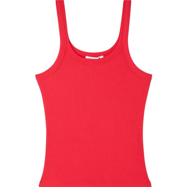 canottiere Terranova rosso tinta unita