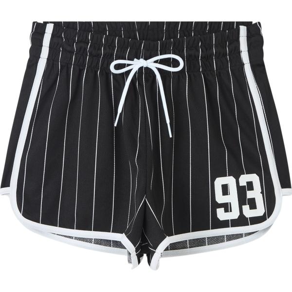 pantaloncini sportivi Terranova nero a righe