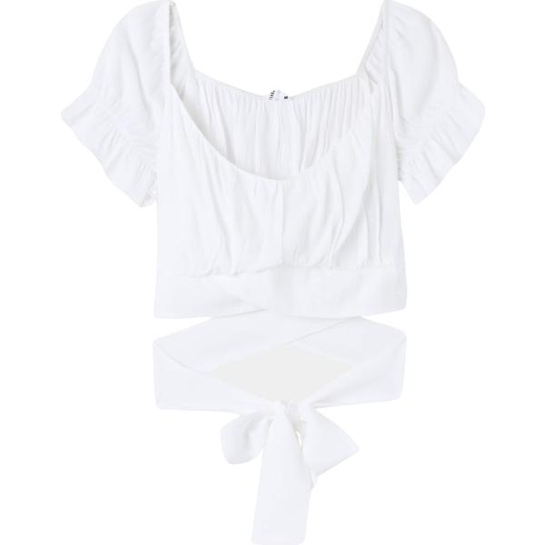 bluse Terranova bianco tinta unita