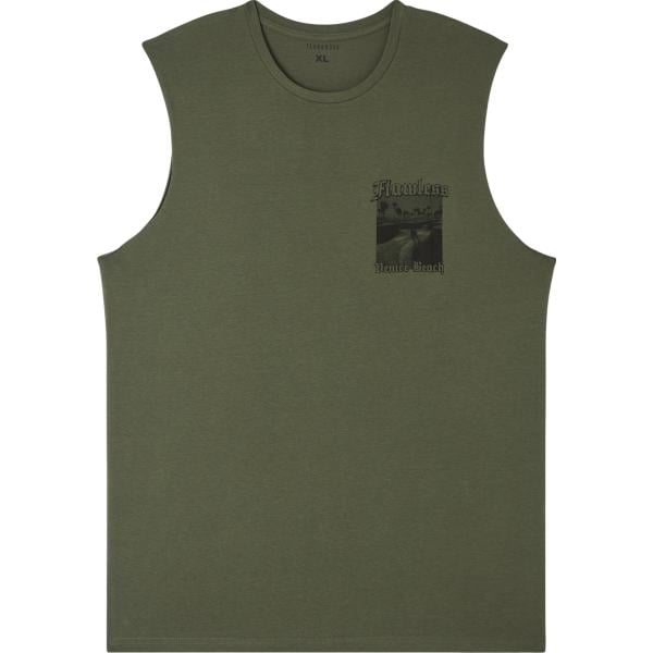 canottiere Terranova verde con stampe