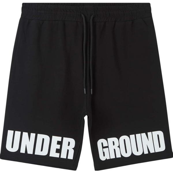 pantaloncini sportivi Terranova nero con stampe